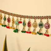 Pack Of 2 Pcs Handmade Door Bandarwal, Home Decor, Indian Toran, Indian Wedding favors, Tea Party Decor, Diwali Gift, Festive Decoration